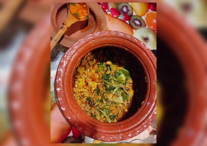 Chicken keema in handi Recipe