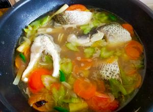 Gambar Sup ikan siakap