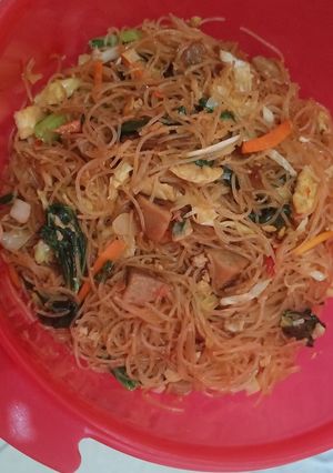 Foto resep Bihun Goreng Bakso Sayur