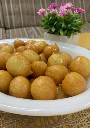 صورة لوصفة لقيمات لذيذة ومقرمشه 😍