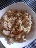 Quinoa with Mushrooms and Red Bell Pepper