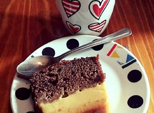 Una foto de Chocoflan o pastel imposible