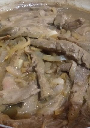 Foto de Iscas de Fígado Ao Vermout (receita Própria)