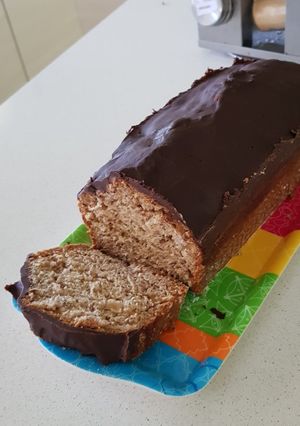 Una foto de Budín de bananas fácil y rico !!!
