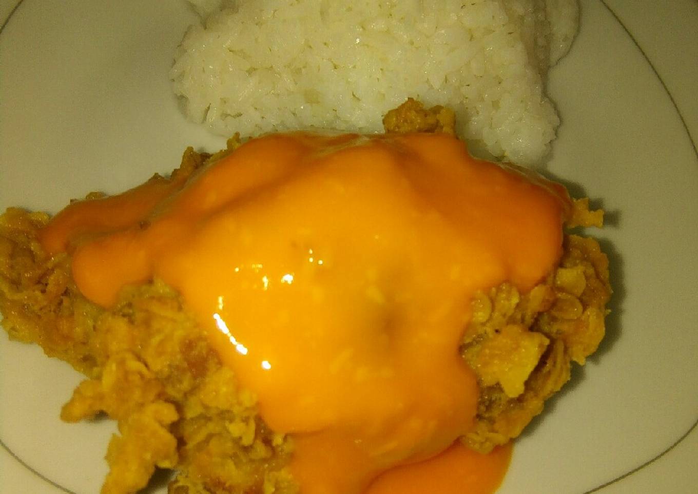 Ayam goreng keju kriuk