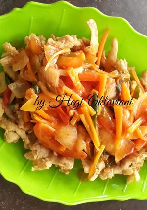 Foto resep Jamur Crispy Saus Asam Manis