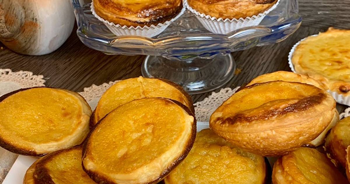 Ricetta Pastéis de Belém o de Nata, tartellette portoghesi di sfoglia