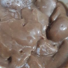 A picture of Instant chocolate mousse.