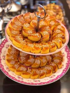 عکسی از دستور شیرینی نان چای قزوین