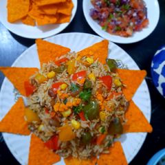 A picture of Mexican Rice.