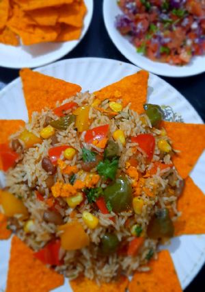 A picture of Mexican Rice.