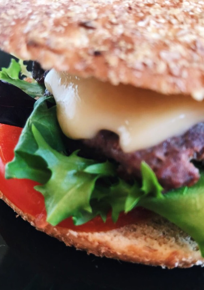 Una foto de Hamburguesa de potro