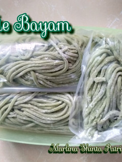 Foto resep Mie Bayam Sehat