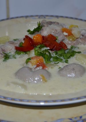O poză a rețetei Ciorbă de miel.