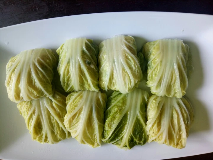 Cara Gampang Menyiapkan Resep Pentol ayam bungkus sawi putih yang Uenak Anti Ribet, Lezat Sekali