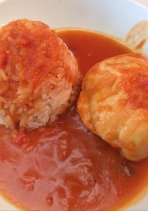 Una foto de Pollo a la cacerola con arroz basmati