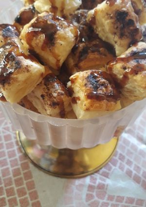 صورة لوصفة حلا البف باستري