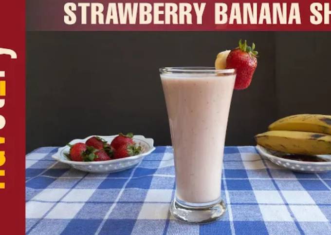 Strawberry Banana Milkshake