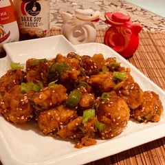 A picture of Gobhi Manchurian.