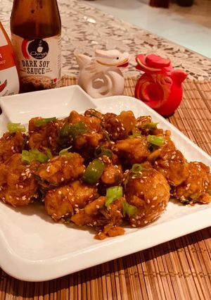 A picture of Gobhi Manchurian.