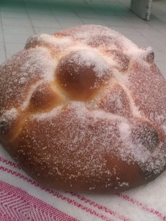 Una foto de Pan de muerto