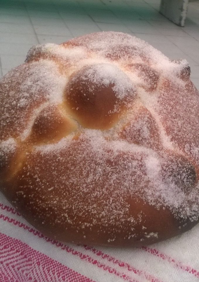 Una foto de Pan de muerto