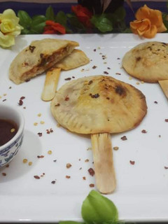 A picture of Popsicle pizza.