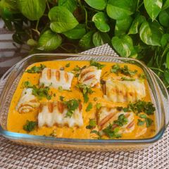 A picture of Paneer Pinwheels.