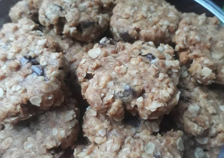 Cara Memasak Cepat Oatmeal crunchy cookies Ala Restoran