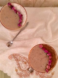 عکسی از دستور پودینگ خرما