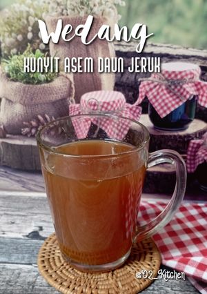 Foto resep Wedang Kunyit Asam Daun Jeruk