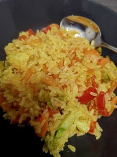 Gemüsecurry auf Reis Rezepthauptbild