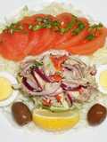Avocado Stuffed with Mackerel Salad