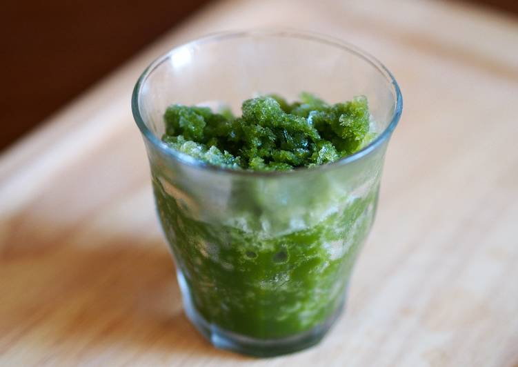 How to Prepare MATCHA Granita