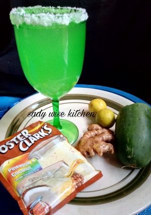 A picture of Cucumber Lemon & Ginger Juice.