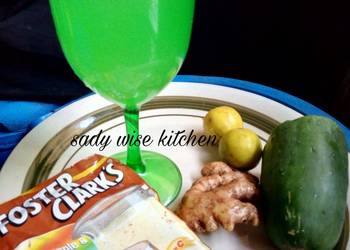 Easiest Way to Prepare Tasty Cucumber Lemon  Ginger Juice