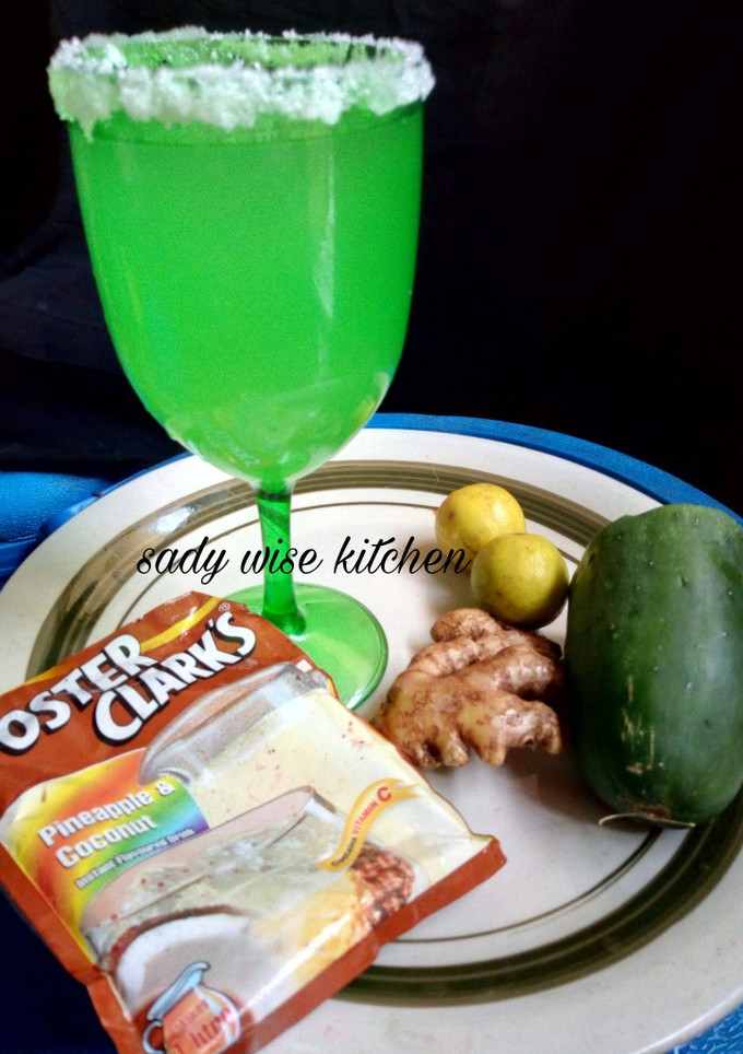 A picture of Cucumber Lemon & Ginger Juice.