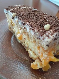 Una foto de Postre de vainillas súper rápido! 😋❤️