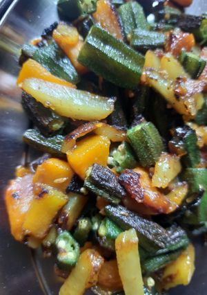 ঢেঁড়স ভাজা (dheras bhaja recipe in Bengali) রেসিপির প্রধান ছবি