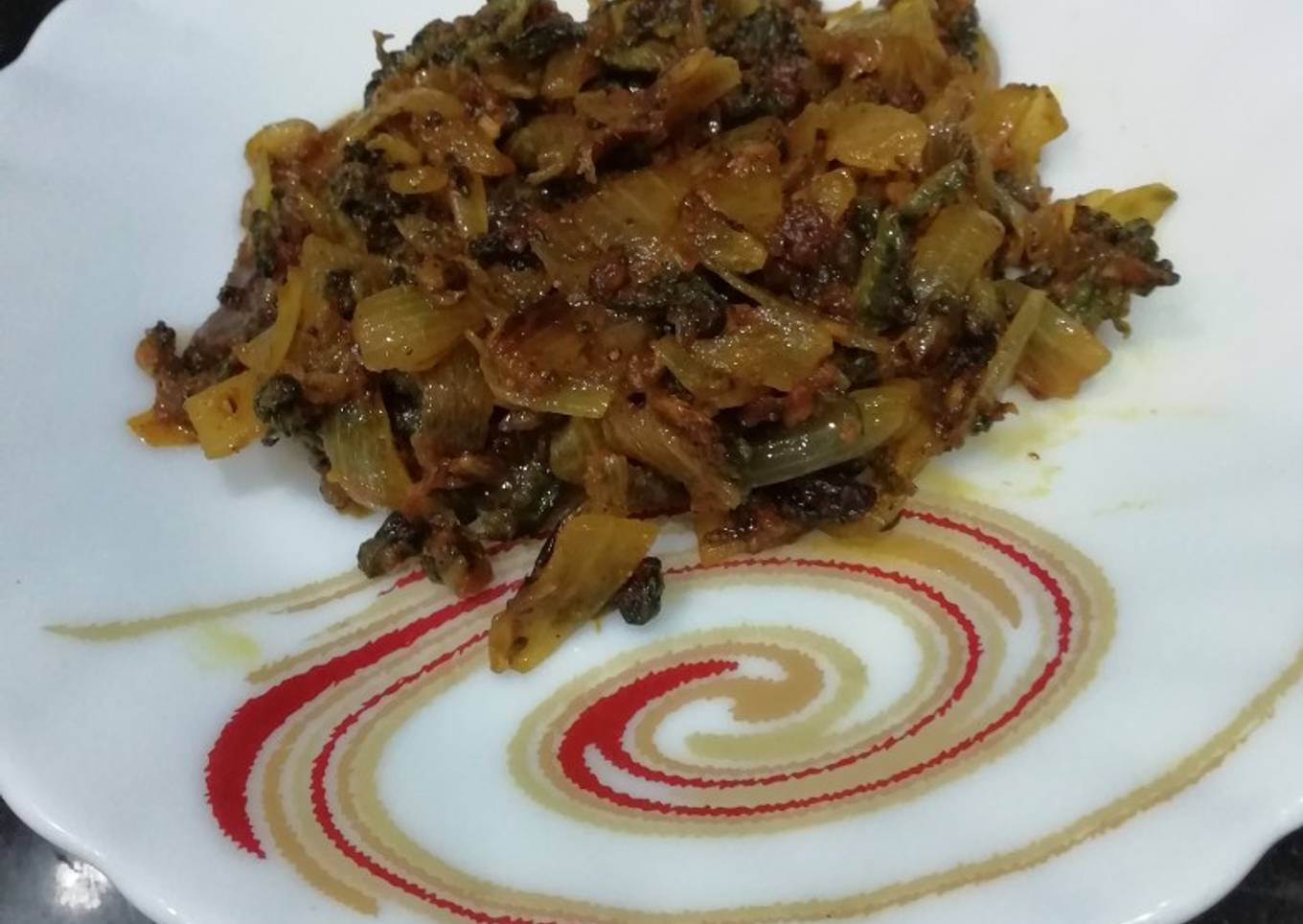 Bitter gourd Peel Bhurji