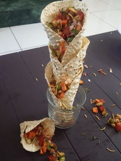 પાપડ ચાટ કોન (papad chaat Cone recipe in gujarati) રેસીપી મુખ્ય ફોટો