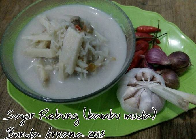 Resep Sayur Rebung masak santan pedas 🎍🎍 yang Menggugah Selera