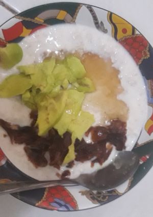 Foto resep Oat meal toping kurma dan alpukat