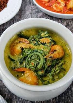 Foto resep Gulai Udang Sayur Pakis