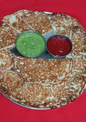 A picture of Rice And Semolina Pancake.