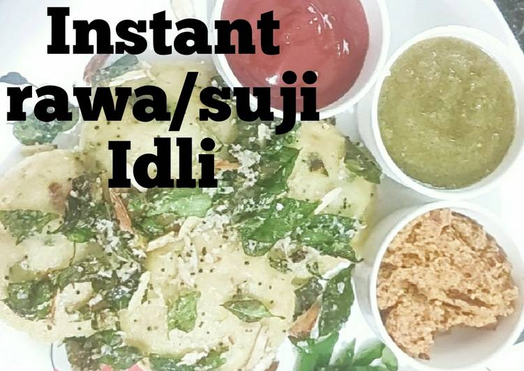 Simple Way to Prepare Ultimate Instant rava/suji Idli