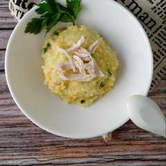 รูปของ Bubur ayam Korea.. kumplit bergizi. untuk anak balita / dewasa