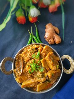 सूरन की सब्ज़ी (suran ki sabzi recipe in Hindi) रेसिपी मुख्य फोटो