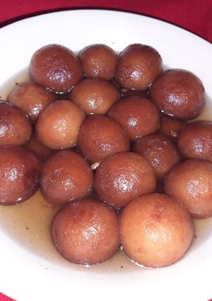 A picture of Milk powder gulab jamun.