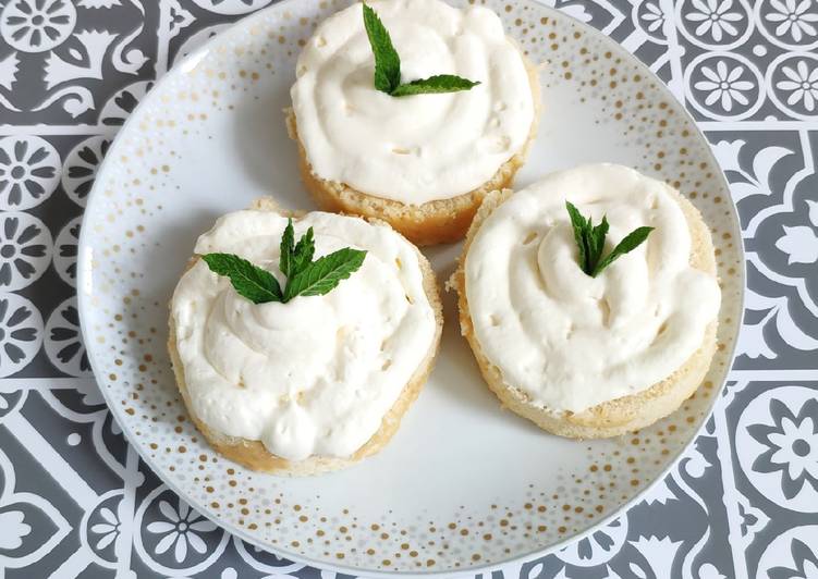 Pineapple Roll with Whipped Cream